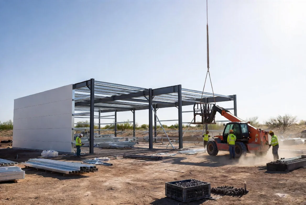 Almacén Prefabricado Modular — SQ Tech Hermosillo