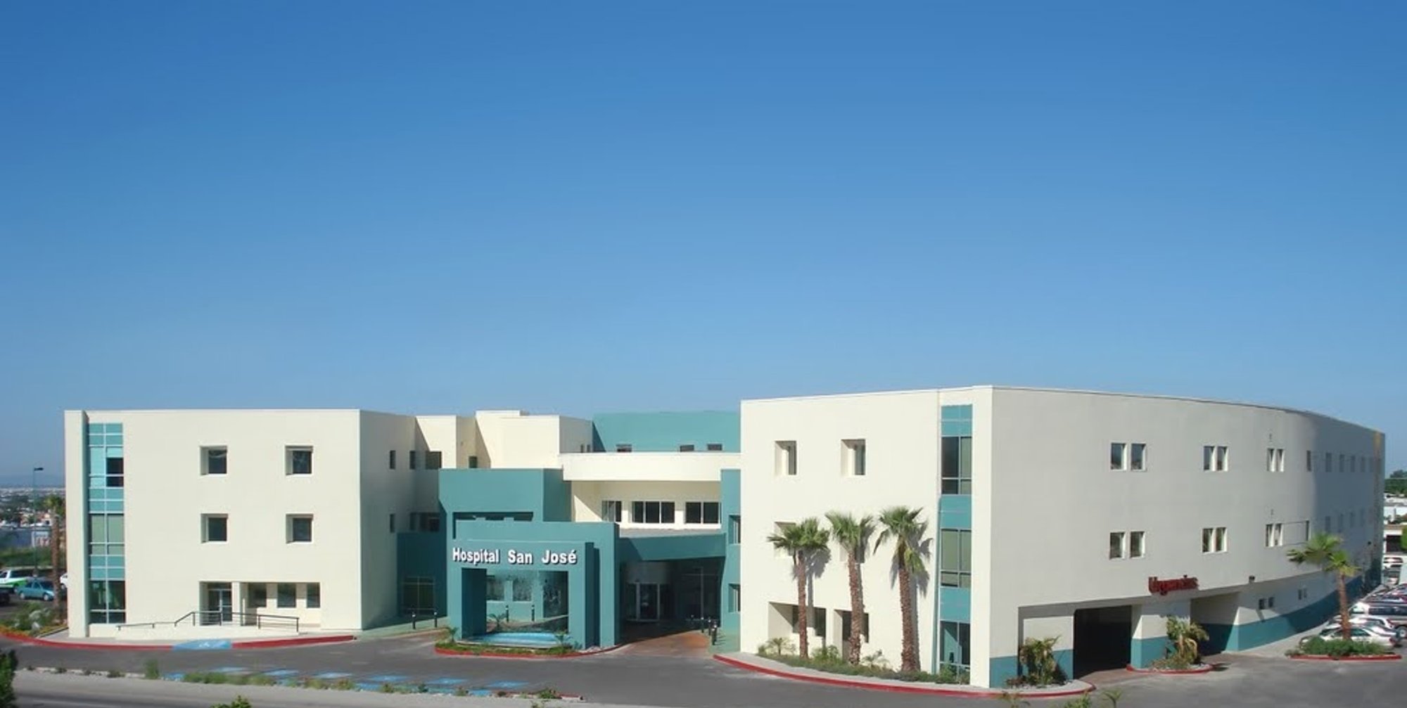 Fachada exterior del Hospital San José en Hermosillo, Sonora — proyecto SQ Tech